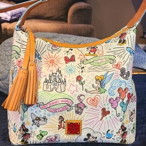 Disney Sketch pattern Dooney & Bourke Hobo bag